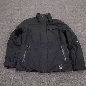 Spyder Ski Jacket Womens 14 Black XTL 20/20K PrimaLoft Insulated Waterproof